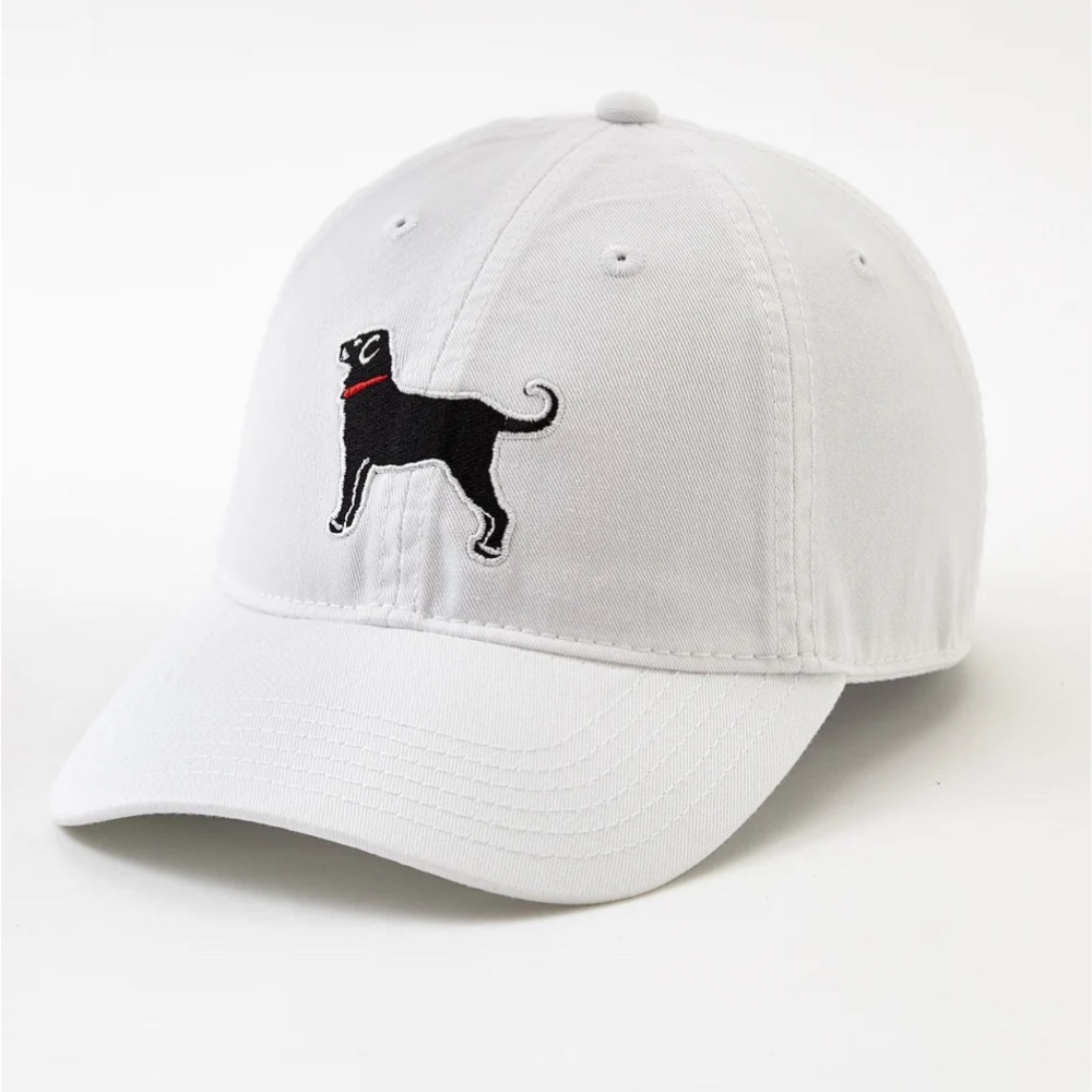 The Black Dog White and Black Embroidered Hat